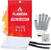 Emergency Fire Blanket for Home and Kitchen | [1 Pack] Blanket, White