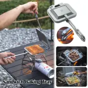 Multi-purpose Camping Breakfast Baking Tray Double-sided Sandwich Baking Tray 1x