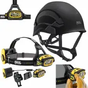 Petzl Vertex Black Helmet & DUO Z2 Headlamp