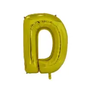 Gold D Alphabet Foil Balloon 86cm Birthday Party Decor Supplies AUS Stock