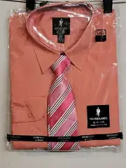 Silver Label Brand Mens Dress Shirt 14-14 1/2 34-35 NIP.