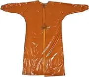 Waterproof Work Clothes Acid- Smock Apron Plant Smock Alkali- Apron Waterproof Aprons Factory Smock Lab Work Apron Overalls Elastic Cuff Smock Apron Pvc
