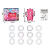 Hair Gem Bedazzler Styling Tool / Gem Stickers Tool & 180 Gems - One Size