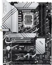 ASUS Prime Z790-P WiFi, an Intel Z790 LGA 1700 ATX Motherboard with PCIe 5.0, Three M.2 Slots, 14+1 DrMOS, DDR5, Intel WiFi 6, Realtek 2.5 Gb LAN, HDMI, DP, USB 3.2 Gen 2x2 Type-C