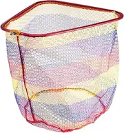 BESPORTBLE 1pc Large Aluminum Alloy Fishing Net Quick Drying Scratch Deep Design for and Release Portable for Fishing Lovers Durable and Stylish Rainbow Color