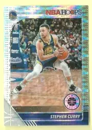 STEPHEN STEPH CURRY 2020 PANINI NBA HOOPS SILVER PULSE INSERT #59 WARRIORS