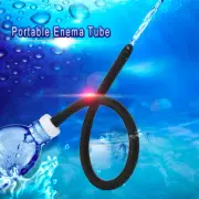 BDSM 50cm Latex Enema Tube Anal Plug Vagina Cleansing lube anus Cleaner C6