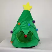 Christmas Tree Dog Cat House Pet Hut Cave Hiding Spot Cozy Area Travel