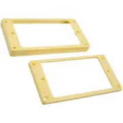 NEW Plastic Humbucking Pickup Ring Set for Epiphone Flat bottoms Slanted - CREAM