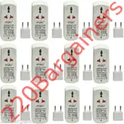 Seven Star 12pk 100W Watt Step Up Down Travel Size Voltage Converter 110V 220V