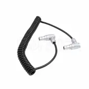 TimeCode Coiled Cable Sync Alexa XT ZCAM Camera Sound Devices Right Angle 5 Pin