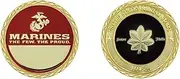 Artisan Owl USMC Major Rank Military Challenge Coin