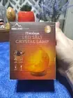 Moon Shape Himalayan Salt Crystal Lamp Mini USB Powered LED Light Wood Base New