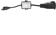 Trailer Connector US 4-Pin Flat Plug to EU 13-Pin Portable Trailer Light Circuit Wiring Converter