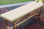 Waterproof Outdoor Bench Cushion for 2/3/4 Seater Garden Bench 110x50x5cm Beige