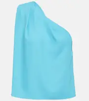 [The Sei] The Sei One-shoulder crêpe top AU 12 blue