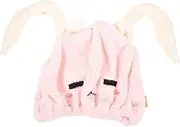 Mikinona Cute Sleep Hair Cap for Boys and Girls Absorbent Hand Towel Wrap Boys and Girls Curly Hair Dry Hat