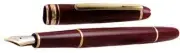 Montblanc Meisterstuck Fountain Pen Bordeaux & Gold Broad Pt New In Box 144R