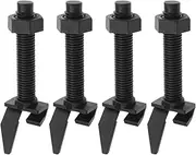 VGOL 4Pcs Arrow Rest Bow Rest Replacement Recurve Bow Arrow Rest Screw On Arrow Rest Archery Accessories for Recurve Bows Straight Draw Bows Black