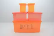 Tupperware Fridgesmart 5 Piece Set Multicolor New