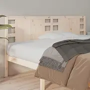 Headboard 156 cm Solid Wood Pine Queen, King, Full Size Bed Frame Headboards - Tall Rustic Wooden Head Board, Wall Mounted Cama, Adjustable Design