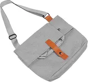 [WRITWAA] Messenger Bag Crossbody Sling Bags for Women Laptop Tote Bag for Women Cross Body Bag for Women Man Bag for Men Crossbody Ladies Hand Bags Wallet Crossbody Handbag Light Grey Nylon