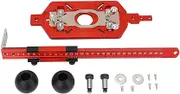 Router Jig, 3 in 1 Milling Bracket Tool with Adjustable Aluminium Alloy Groove Cutting Guide