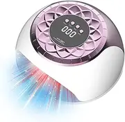2025 Upgrade Nail Fungus Laser Devices, Intelligent Time Control 3/5/7/10 Minutes with Time Display, Foldable - For Travelling/Outdoors, Take with You Laser (Purple)