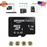 Wide Compatibility 1TB microSDXC Card with Full-Sized Adapter for All Devices