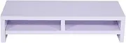 Haofy Desktop Monitor Riser, 2 Tiers Computer Screen Stand Shelf Rack for LCD TV Laptop Computer Printer, with Storage Compartments