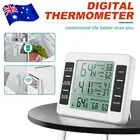 Wireless Fridge Thermometer 2 Sensors Digital Freezer Alarm Gauge Monitor Home