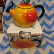 Vintage MKI Kamenstein Tea Kettle Pot Peach ,,read Item Description