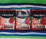 3-pack -- CHAPSTICK Crisp Apple Lip Balm Paraben Free/SEALED 4g/.15oz(x3) #DJ46