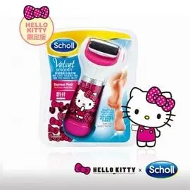 ★勝吉健康生活館★*Hello Kitty限定版*【Scholl 爽健】絲絨柔滑電動去硬皮機