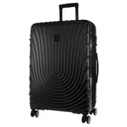 Pierre Cardin 80cm LARGE Hard Shell Case Luggage Bag 161L - Black