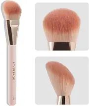 Liquid Blush Brush Angled for Cheek Makeup,Cream Foundation Contour Bronzer highlight Blending, Angled Face Makeup Tool (Multitask Face Brush)