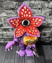 Stranger Things Demogorgon Pumpkin Happy Halloween Plush Greeter Gemmy