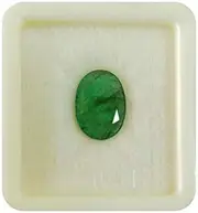 [AYUSH GEMS] 13.00 Ratti Emerald Gemstone Original Natural Certified Colmbian Panna Stone for Men and Women by lab Certifeid, Loose Gemstone, Emerald, Loose Gemstone, Emerald