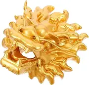 CIYODO Garden Fountain Outdoor Water Outlet Large Garden Wall Fountain Dragon Head Design Elegant Water Feature for Yard