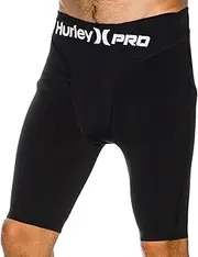 New Hurley Men's Pro Max 18In Compression Fit Leggings Black