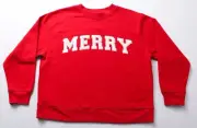 Universal Thread Women's Leisure Studio Graphic Sweatshirt BL1 Red Large NWT