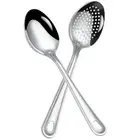 Stainless Steel Colander Tablespoon Oil Filter Strainer Kitchenware