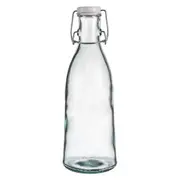 Ladelle Eco Recycled Leche 1000ml Bottle Container/Storage w/ Flip Top Lid Clear