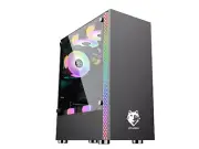 LVPATECH PC Gaming Computer Case Tempered Glass ATX / ATX-Mini / M-ATX Tower