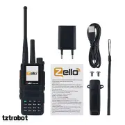 F25 Walkie Talkie 2G/3G/4G POC Handheld Radio 2.4'' Screen for GPS/BDS/A-GPS