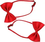 [FOMIYES] 2pcs Elegant Bow Ties for Men Polyester Neckwear for Graduation Gowns Minimalist Design for Weddings and Formal Events Sophisticated Accessory
