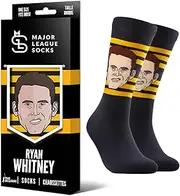 Major League Socks - Spittin Chicklets - Podcast Player Sock, Hockey Fan Gift, Unisex, Collectible, Apparel, Merchandise
