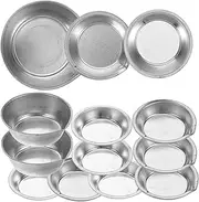 ERINGOGO Model Paint Palette 13pcs Metal Paint Mixing Trays Watercolor Supplies Painting Trays for Artists Precision Mixing