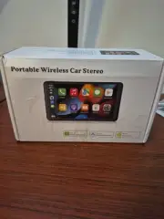 Wireless Apple Carplay Android Auto 7in Touch Screen Car Stereo w/ Backup Camera