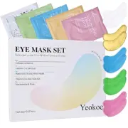 Under Eye Patches for Dark Circles,Eye Mask for Puffy Eyes 20Pairs Mix5color